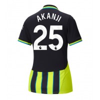 Manchester City Manuel Akanji #25 Auswärtstrikot Frauen 2024-25 Kurzarm